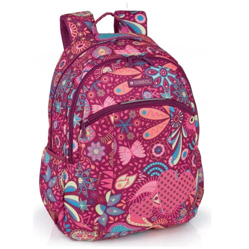 Mochila Porta Laptop Lucky Morado Gabol