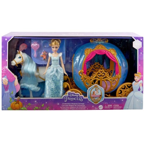 Disney Princesa Set de Juego Carruaje Mágico de Cenicienta