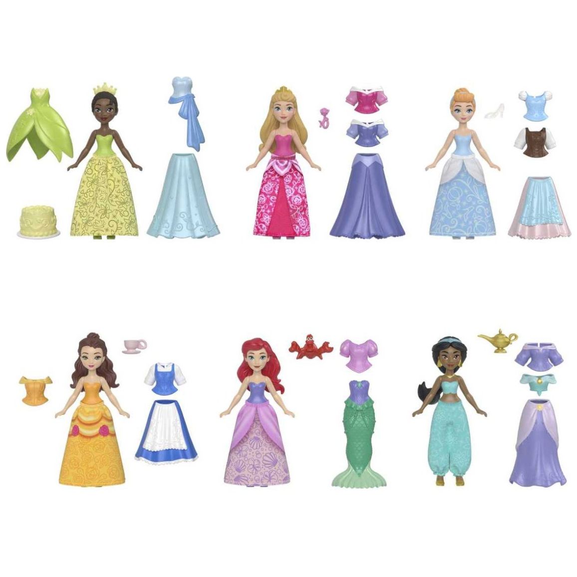 Disney Princesa Mu eca Colecci n Atuendos Reales