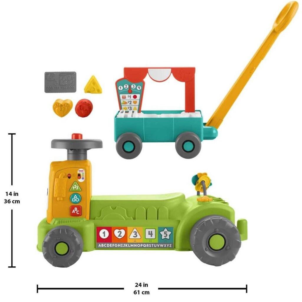 Fisher Price Juguete para Beb s Tractor Aprendizaje 4 en 1