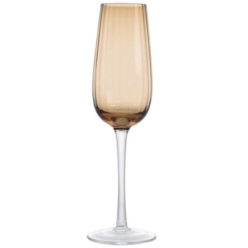 Copa Flaute Vitral Ambar Vintage Home