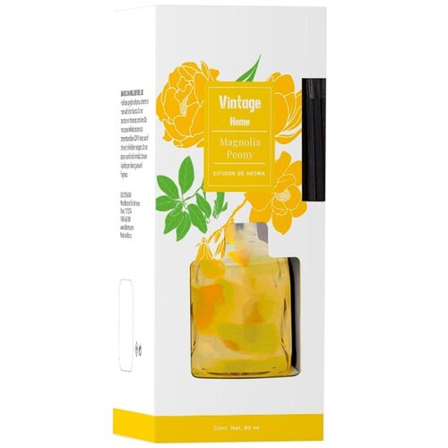 Difusor de Fragancia Magnolia Peony Vintage Home