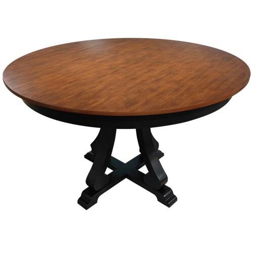 Mesa Redonda Miranda 47" Black Vintage Home