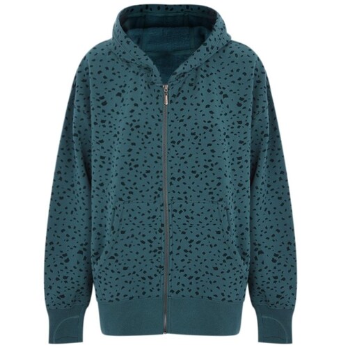 Sudadera Fit Diseño con Puntos para Mujer