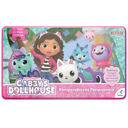 Rompecabezas 3 En1 Gabby´s Dollhouse