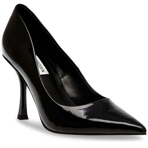 Zapatilla de Tacón Lisa Negra Steve Madden
