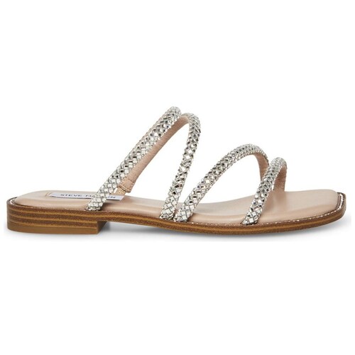 Sandalia con Pedrería Beige Steve Madden