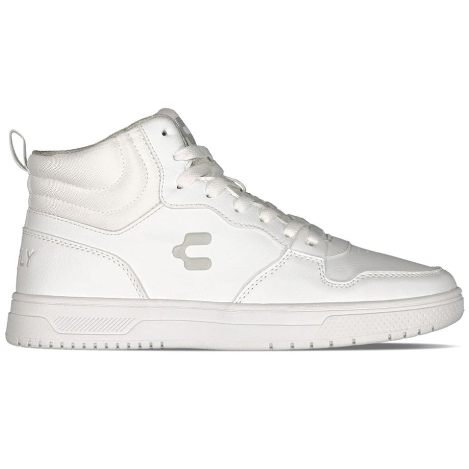 Tenis de Bota Casual Blanco Charly