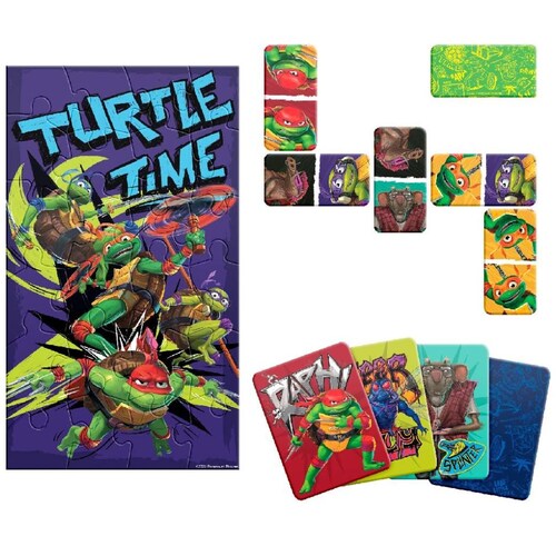 Set de Juegos 3 en 1 Tmnt Novelty
