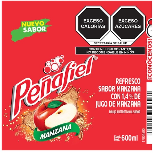 Refresco Manzana Roja 600 Ml Peñafiel