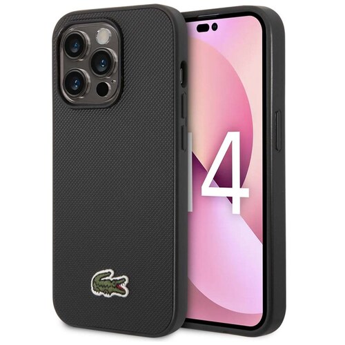 Funda Negra Lacoste para Iphone 14 Pro