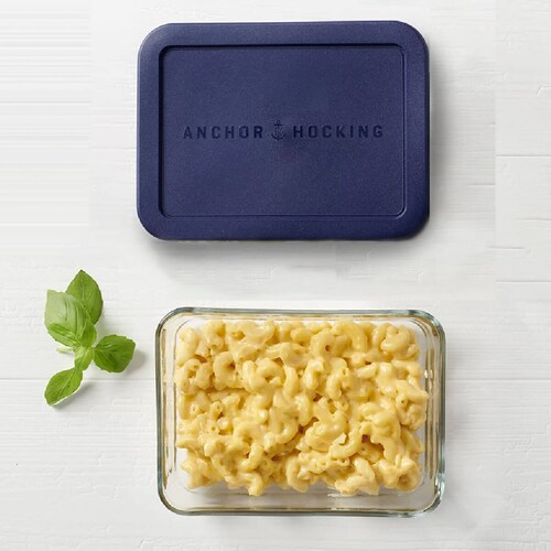 Refractario Vidrio Rectangular con Tapa 1.4Lt Anchor Hocking