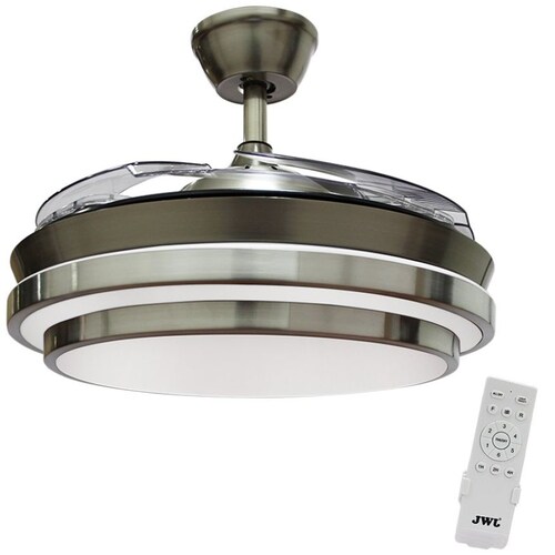 Ventilador Techo con Lámpara Led Integrada Jwj