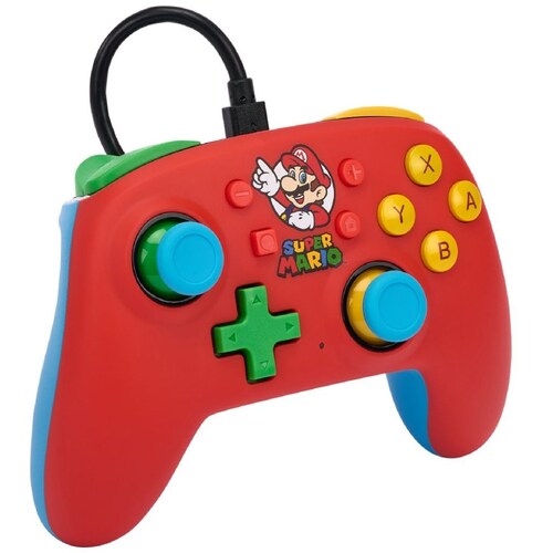 Control Alámbrico Nano Mario Medley para Nintendo Switch