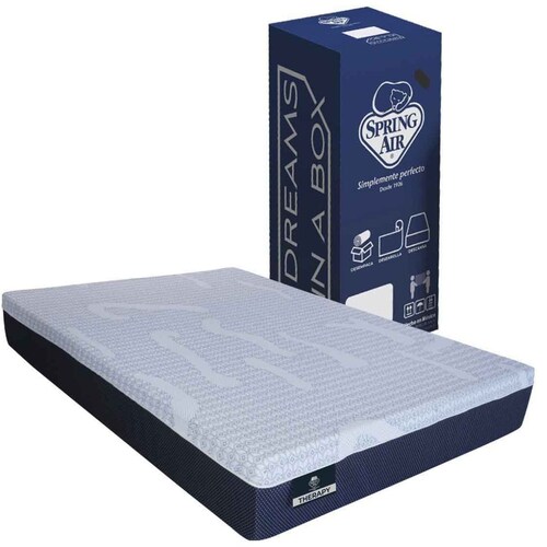 Colchón en Caja Matrimonial Therapy Dreams Spring Air