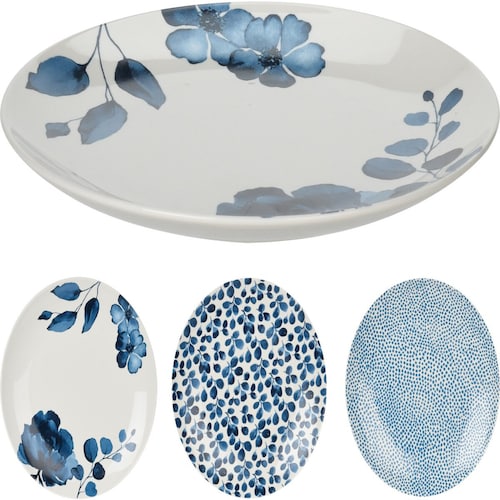 Plato Floral de Porcelana 20Cm Siaki