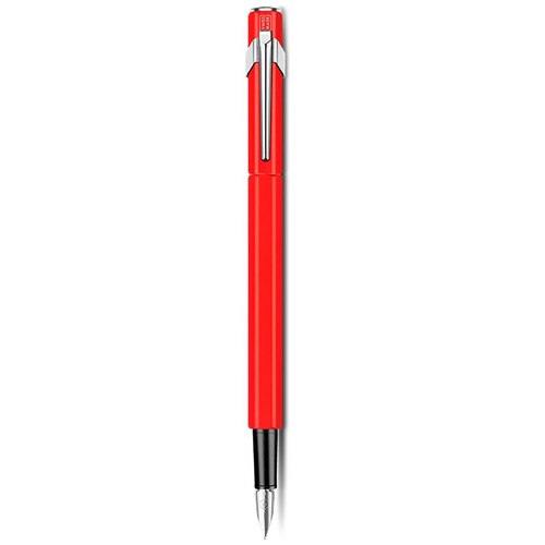 Pluma Fuente 840 Roja Punto Mediano Caran D Ache