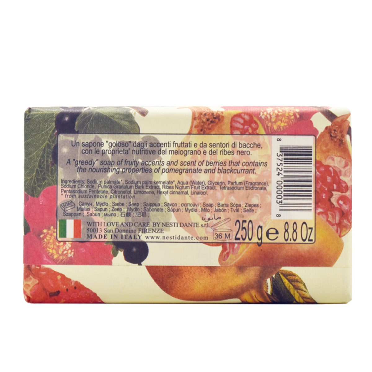 Nesti Dante Jabón II Frutteto 250g image number 2