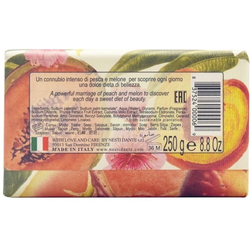 Jabón II Frutteto Peach & Melon 250G