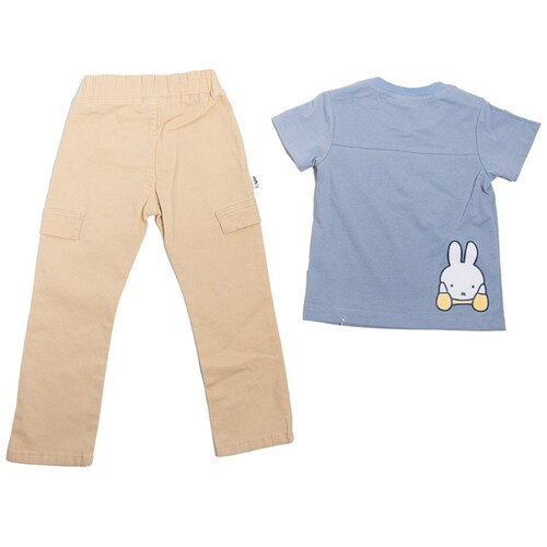 Conjunto para Bebé 2 Piezas Playera Manga Corta con Pantalón Miffy