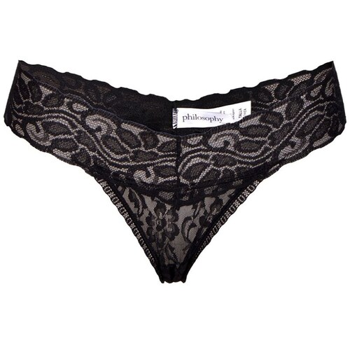 Tanga de Encaje con Puente de Algodón Philosophy Jr