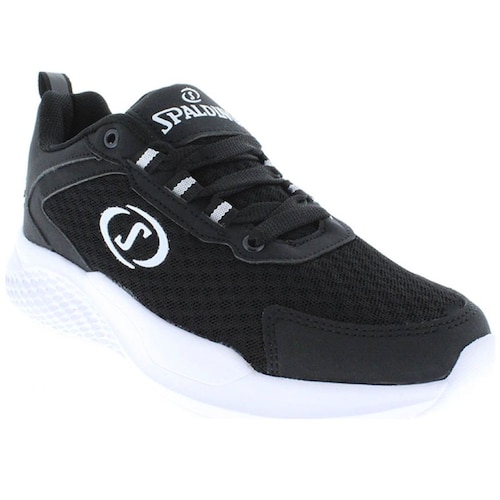 Tenis con Agujeta 22-25 Negro Spalding para Niño