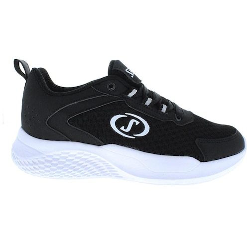 Tenis con Agujeta 22-25 Negro Spalding para Niño