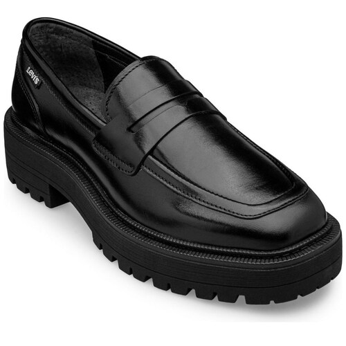 Mocasín Suela Dentada con Antifaz Negro Levis