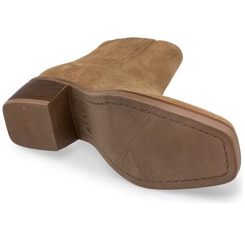 Bota Vaquera con Elásticos Beige Levis