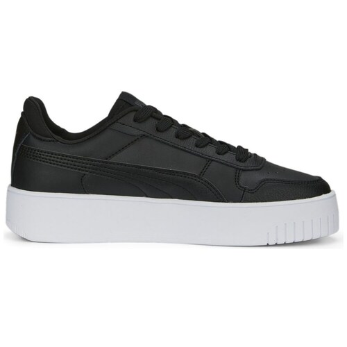 Tenis Casual con Plataforma Negro Puma