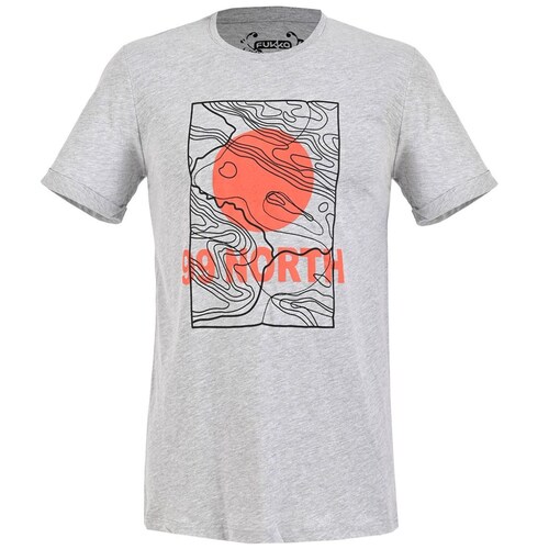 Playera Fukka Manga Corta Estampada para Hombre