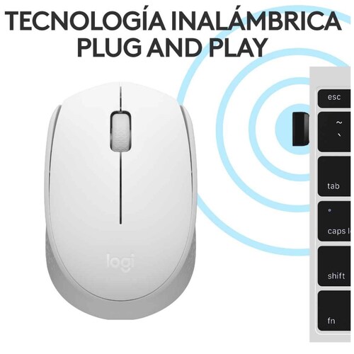 Mouse Logitech M170 Blanco