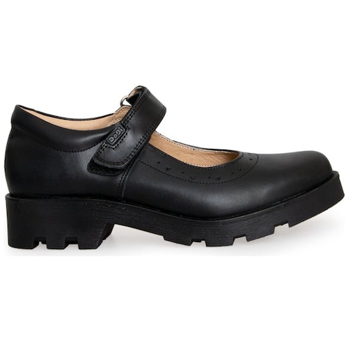 Zapato Escolar Ajuste Velcro 18-21 Negro Dogi para Niña