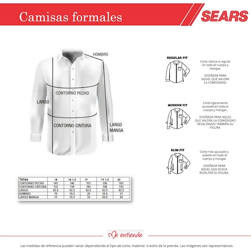 Camisa Pierre Cardin Manga Larga Azul para Hombre Plus
