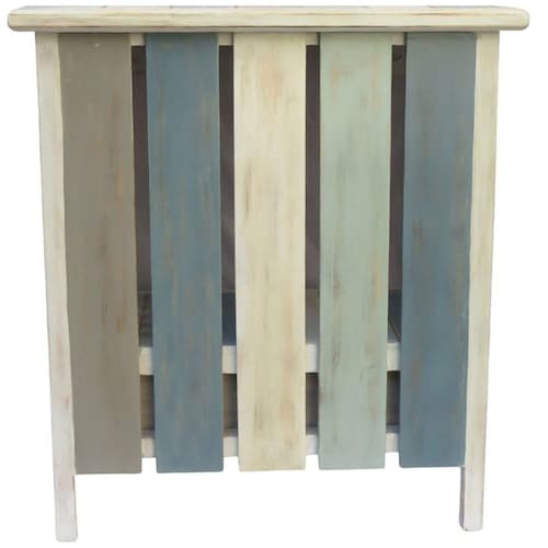 Cómoda de Madera 2 Cajones Vintage Mar Azul Vintage Home