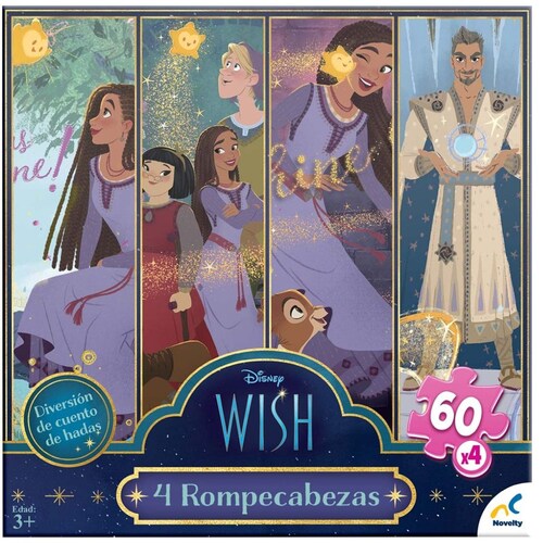 Rompecabezas 4 en 1 Wish