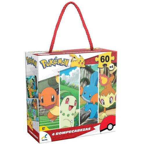 Rompecabezas 4 en 1 Pokémon