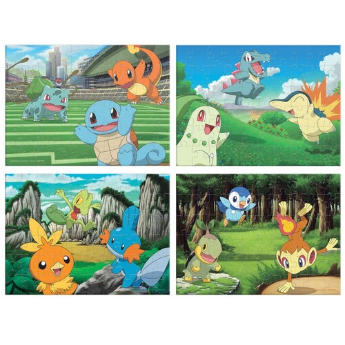 Rompecabezas 4 en 1 Pokémon
