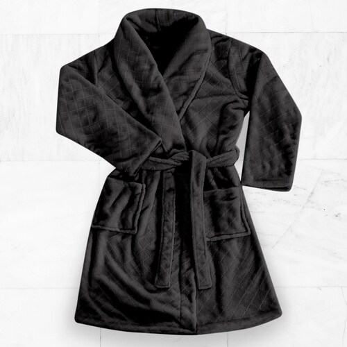 Bata de Descanso Negra Providencia  - para Hombre