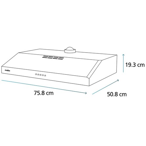 Combo Mabe Estufa 30” Emh7612Js0 Y Campana Cmpu761Gx0