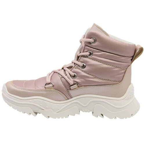 Bota Coqueta Textil con Agujeta 19-24 Rosa