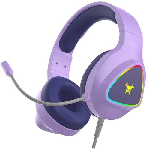 Audífonos Gaming Stf Muspell Prime Rgb Lila