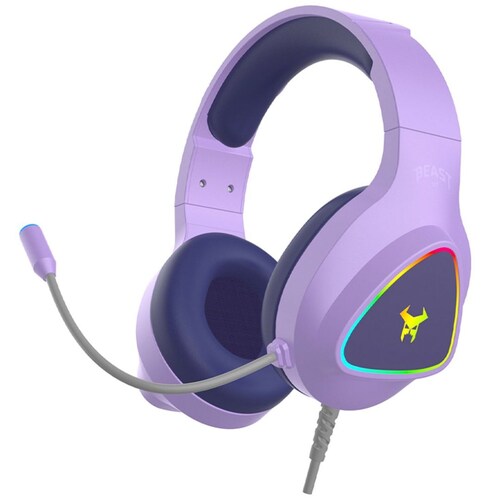 Audífonos Gaming Stf Muspell Prime Rgb Lila