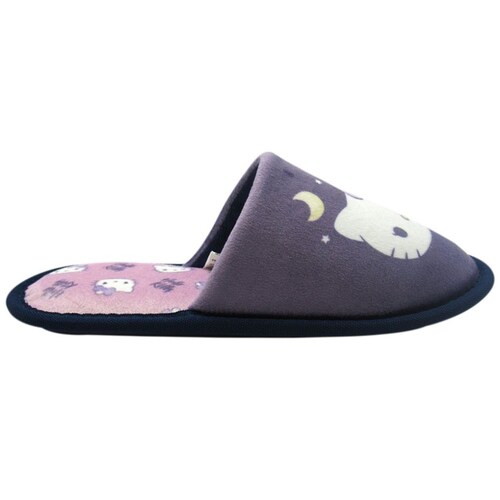 Pantufla Hello Kitty Salto de Cama Ch-Xg Lila