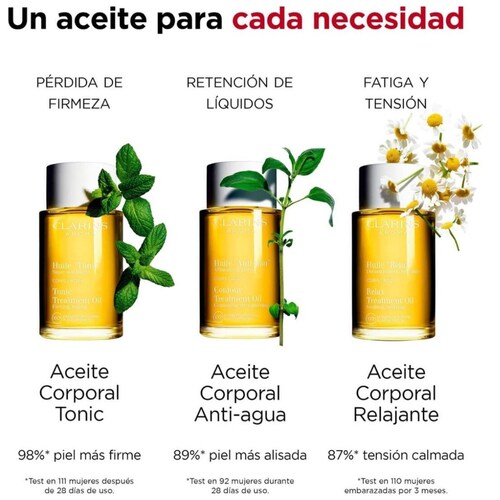 Aceite Corporal Anti Agua Contour Body Treatment Oil Clarins