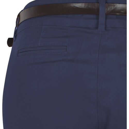 Pantalón Elle Corte Skinny con Valenciana y Cinturón