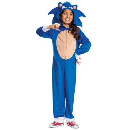 Disfraz Sonic Movie Clasico Talla L 10 a 12  Sonic The Hedgehog 2