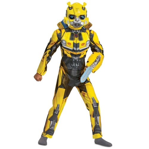 Disfraz Bumblebee Musculoso Talla  L 10 a 12  Transformers