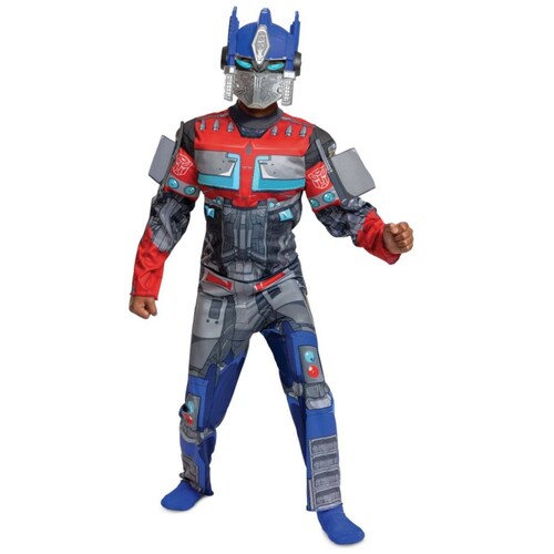 Disfraz Optimus Prime Musculoso Talla  M 7 a 8  Transformers