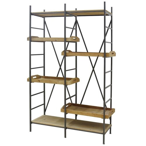 Librero Industrial Vintage Home